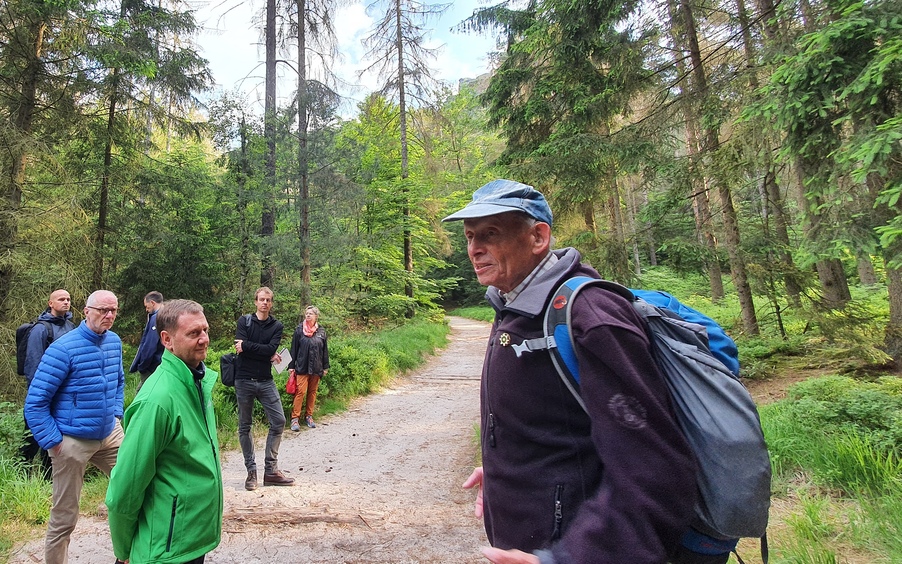 Ministerpräsident im Nationalpark