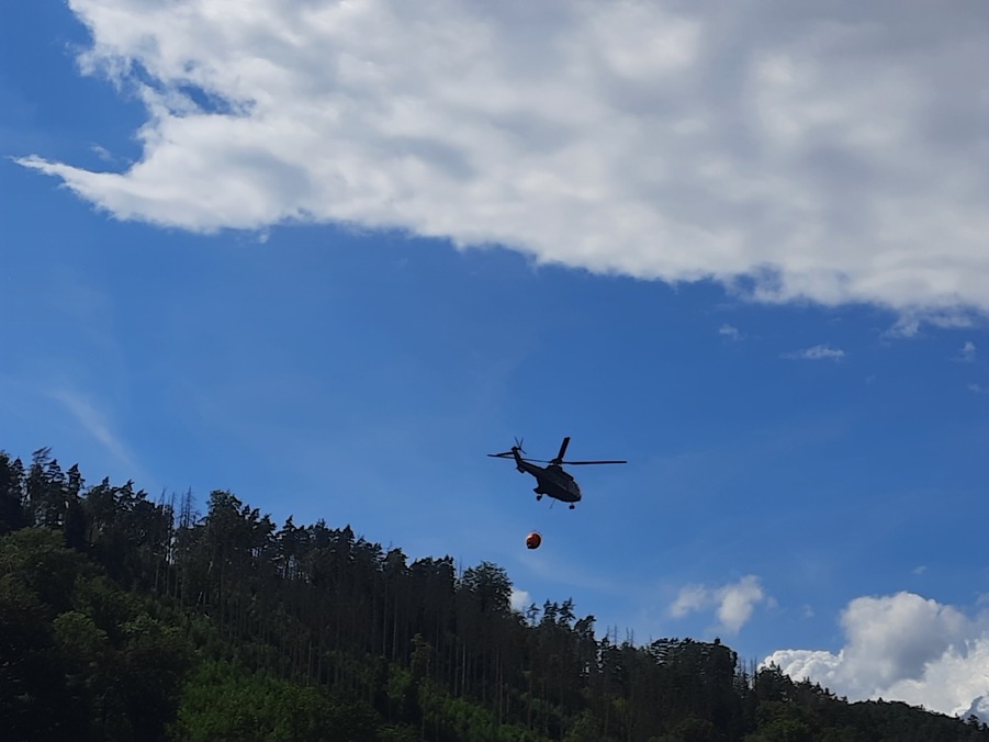 Waldbrand Sächsische Schweiz