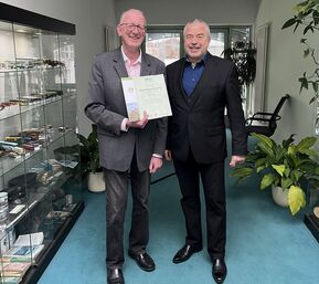 Gratulation zum Dienstjubiläum