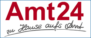 Logo mit Link zum Dienstleistungsportal Amt 24