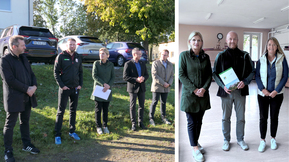 Fotos von den Bescheidübergaben