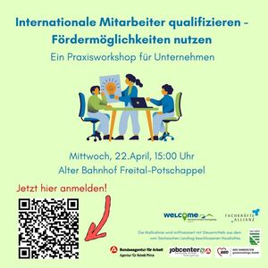 Veranstaltungsinfo mit QR-Code