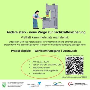 Infokachel zum Praxisworkshop mit QR-Code