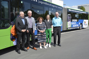 Buswerbung Jugendberufsagentur