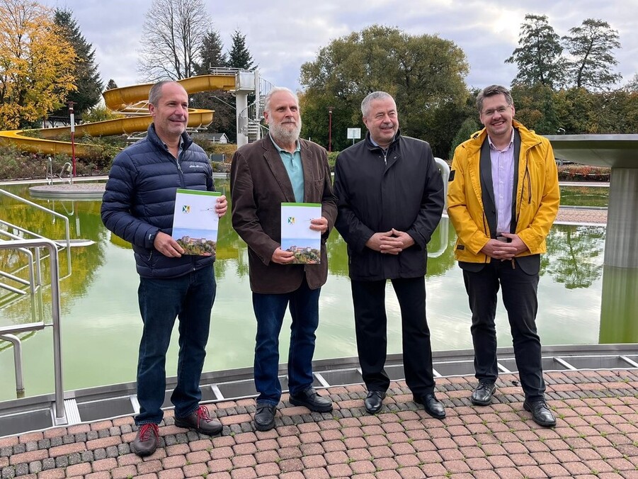 Fördermittelübergabe Freibad Rathewalde