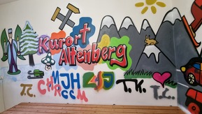 Graffiti von Kurort Altenberg