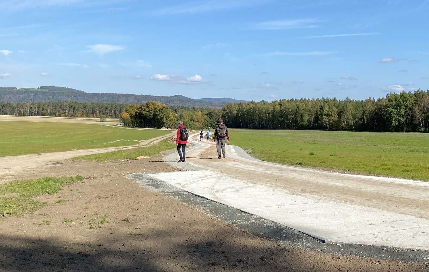 Hörnelweg nach Ausbau