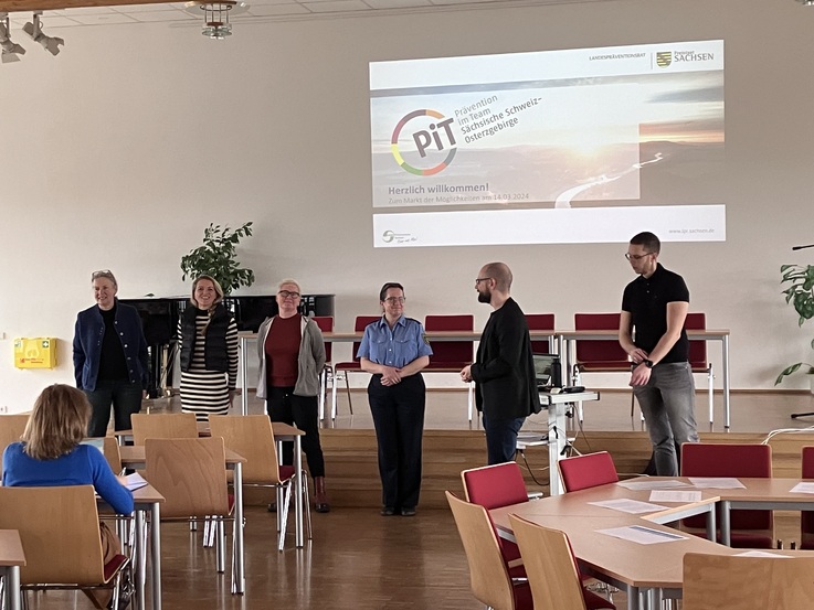 PiT Steuergruppenmitglieder beim Markt der Möglichkeiten für Schulleitungen