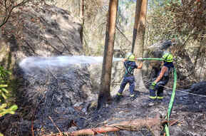 Löscheinsatz Einsatzkräfte