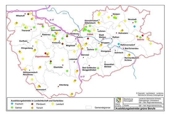 Partner & Karte - Landkreis Sächsische Schweiz - Osterzgebirge