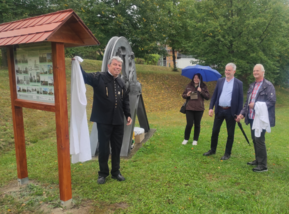 Informationstafel zur Seilscheibe