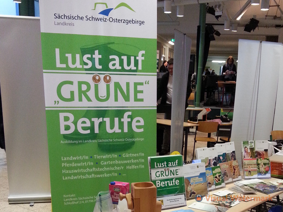 Stand des Landratsamtes Sächsische Schweiz-Osterzgebirge auf der Vocatium Dresden