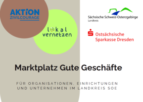 Flyer Marktplatz Gute Geschäfte